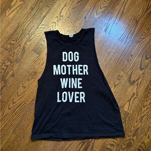 Dog Mom muscle tank